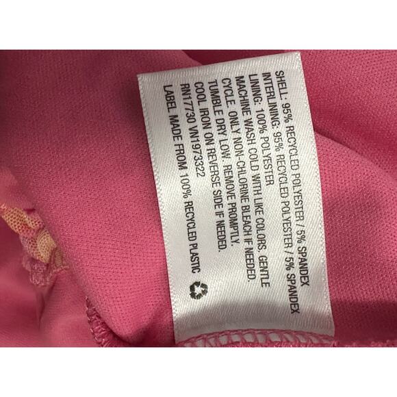 Wild fable pink orange print mesh lined mini skirt size small - Picture 4 of 8